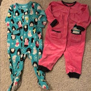 Two 12m Comfy fleece sets.
